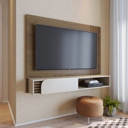Painel para TV até 55 Polegadas Suspenso 1 Porta Jurerê  - 1
