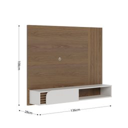 Painel para TV até 55 Polegadas Suspenso 1 Porta Jurerê  - 4