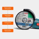 Ver imagem 3 de Kit 10 Discos de Corte para Esmerilhadeira Inox 4.1/2 7/8 Standard Reto Profissional - Bosch