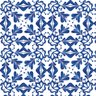 Papel de Parede Adesivo Azulejo Português Hidráulico Azul e Branco - Ssaz-011 Sete Saba Rolo - 2,50m - 2