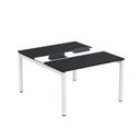 Ver imagem 2 de Estação de Trabalho Mesa Plataforma Escritório Dupla para 2 Pessoas com Caixa de Tomada PDC