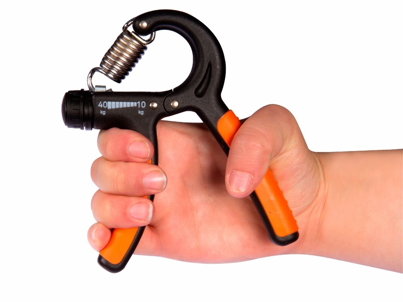 Kit 2 Hand Grip Com Mola Ajustável De 10 A 40Kg Fisioterapia - 2