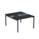 Ver imagem 2 de Estação de Trabalho Mesa Plataforma Escritório Dupla para 2 Pessoas com Caixa de Tomada PDC