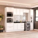 Ver imagem 1 de Cozinha Compacta 250086 5 Peças Amara Branco Politorno Móveis