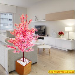 Planta Artificial Árvore Lírio Rosa com 1,60 Metros de Altura - 2