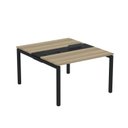 Ver imagem 2 de Estação de Trabalho Mesa Plataforma Escritório Dupla para 2 Pessoas com Caixa de Tomada PDC