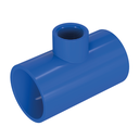 Ver imagem 1 de 8 Unidades Tee de Redução para Irrigação Dn 50mm X 3/4'' Pvc Azul Durín