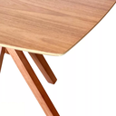 Ver imagem 4 de Mesa Quadrada Especial em Madeira de 70cm June na Cor Freijó