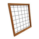 Ver imagem 2 de Treliça Grade de Metal e Madeira 50x60 Jardim Vertical