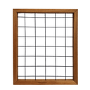 Ver imagem 1 de Treliça Grade de Metal e Madeira 50x60 Jardim Vertical