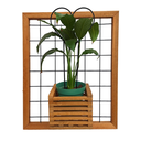 Ver imagem 3 de Treliça Grade de Metal e Madeira 50x60 Jardim Vertical