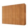 Guarda Roupa Casal Coliseu 100 Mdf 6 Portas e 6 Gavetas Moderna Mobília - 3