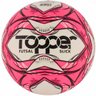 Kit Bola Topper Slick Futsal Tech Fusion Impermeável + Bomba - Único - Branco / Rosa - 3