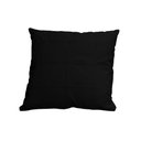 Ver imagem 1 de Almofada Decorativa de Couro Legítimo 45x45cm Bella Preto - Mozzelar