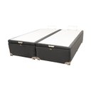 Ver imagem 3 de Cama Box Baú Castor King Vellus Cinza 180x200x35cm