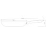 Frigideira Antiaderente 30cm Tramontina Trento Ferro Esmaltado Preto Cabo Inox - 3