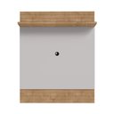 Ver imagem 2 de Painel Sala Guaratuba para TV até 48 Polegadas 1 Prateleira Cinamomo/Off-White