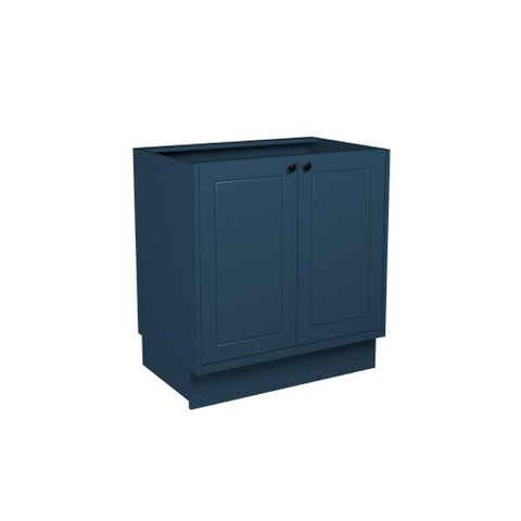 Balcão de Cozinha Évora Ph 3119 C/ 2 Portas S/ Tampo 80cm Azul - Herval