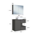 Ver imagem 3 de Gabinete de Banheiro Suspenso 80cm com Espelheira com Cuba Sofia