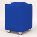 Ver imagem 3 de Puff Decorativo Urban Corino para Sala Quarto Hall de Entrada Compacto Assento Extra Azul Royal