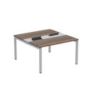 Ver imagem 2 de Estação de Trabalho Mesa Plataforma Escritório Dupla para 2 Pessoas com Caixa de Tomada PDC