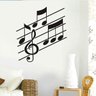 Adesivo de Parede Notas Musicais 02-Extra Grande 80x80cm - 1
