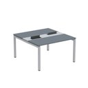 Ver imagem 2 de Estação de Trabalho Mesa Plataforma Escritório Dupla para 2 Pessoas com Caixa de Tomada PDC