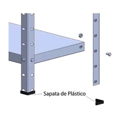 Estante de Aço 40cm - 6 Prateleiras Cinza 22kg por Prateleira - 2