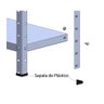 Estante de Aço 40cm - 6 Prateleiras Cinza 22kg por Prateleira - 2