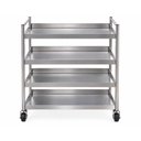 Ver imagem 1 de Carro com 04 Bandejas | 80 x 50 x 85 cm | Inox 430