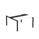 Ver imagem 2 de Estação de Trabalho Mesa Plataforma Escritório Dupla para 2 Pessoas com Caixa de Tomada PDC