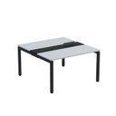 Ver imagem 2 de Estação de Trabalho Mesa Plataforma Escritório Dupla para 2 Pessoas com Caixa de Tomada PDC