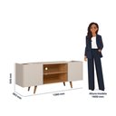 Ver imagem 5 de Rack para Tv até "55 River 2 Portas - Colibri - Off White Matte / Frejo