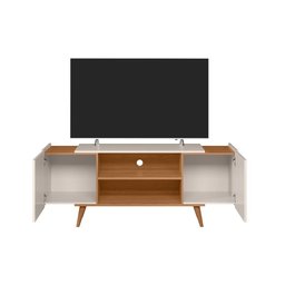 Rack para Tv até "55 River 2 Portas - Colibri - Off White Matte / Frejo - 6