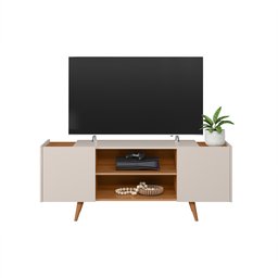 Rack para Tv até "55 River 2 Portas - Colibri - Off White Matte / Frejo - 3