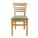 Ver imagem 5 de Kit 4 Cadeiras para Sala de Jantar Estofadas em Madeira Maciça Paulistana