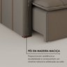 Sofá Cama Retrátil em Madeira Eucalipto e Bouclê 200cm Creta - 8