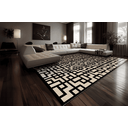 Ver imagem 1 de Tapete Rayza Marbella Cyclone Black Cosmic 1.50m X 2.00m