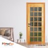 Folha de Porta 210x80cm Tauari Ad Vidros - 1