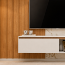 Ver imagem 4 de Rack Berlin Suspenso 130cm para TV 55" Byhouse