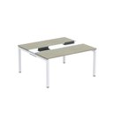 Ver imagem 2 de Estação de Trabalho Mesa Plataforma Escritório Dupla para 2 Pessoas com Caixa de Tomada PDC