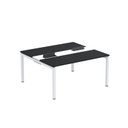 Ver imagem 2 de Estação de Trabalho Mesa Plataforma Escritório Dupla para 2 Pessoas com Caixa de Tomada PDC