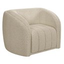 Ver mais imagens de Kit 2 Poltronas Decorativa para Sala 112cm Meris M22 Bouclê Bege - Mpozenato