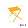 Banqueta Banco Banquinho Cadeira Dobravel Assento Portatil para Camping Praia Pesca - 5