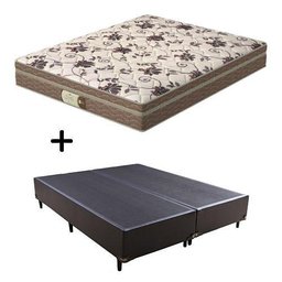 Cama Box Queen + Colchão Mola Ensacada Probel Style Pillow Euro Queen - 1