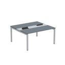 Ver imagem 2 de Estação de Trabalho Mesa Plataforma Escritório Dupla para 2 Pessoas com Caixa de Tomada PDC