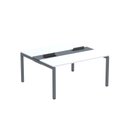 Ver imagem 2 de Estação de Trabalho Mesa Plataforma Escritório Dupla para 2 Pessoas com Caixa de Tomada PDC