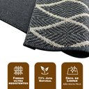 Ver imagem 4 de 1 Tapete Sisal Luxo Antimofo Antiderrapante Js Gept 50x80
