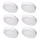 Ver imagem 1 de Kit 6 Painel Led Sobrepor 18w Plafon Redondo Branco Bivolt
