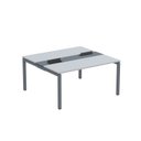 Ver imagem 2 de Estação de Trabalho Mesa Plataforma Escritório Dupla para 2 Pessoas com Caixa de Tomada PDC